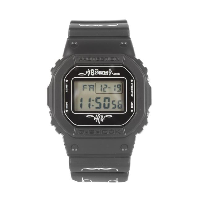 G-SHOCK ジーショック | MR.BROTHERS CUT CLUB 10周年記念 DW-5600X 腕時計 / ウォッチ | ブラック 黒 | CASIO カシオ 別注 | コラボ ファッション アイテム 小物【メンズ】【中古】【美品】【K4670】