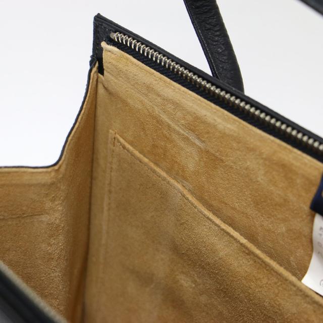 COMME des GARCONS コムデギャルソン バッグ ブラック 黒 | カウレザー ハンドバッグ / トートバッグ | フラップポケット 牛革 | ブランド カバン【レディース】【中古】【K4697】_10