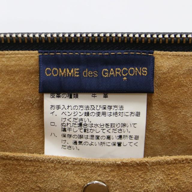 COMME des GARCONS コムデギャルソン バッグ ブラック 黒 | カウレザー ハンドバッグ / トートバッグ | フラップポケット 牛革 | ブランド カバン【レディース】【中古】【K4697】_5