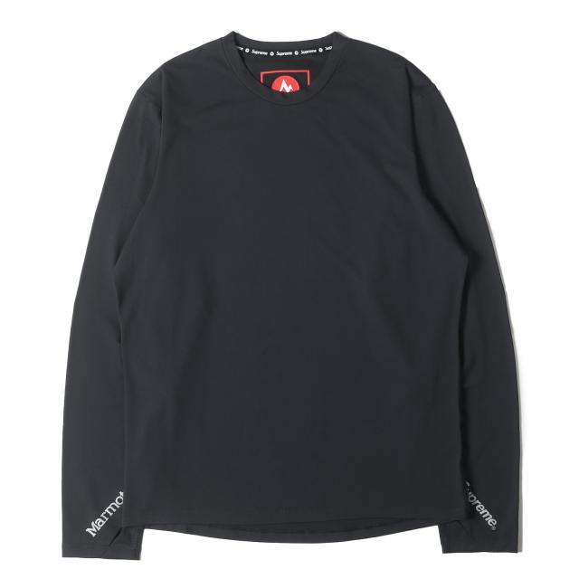 Supreme シュプリーム Tシャツ ブラック 黒 サイズ:S | 25AW Marmot ストレッチ ロングスリーブ Tシャツ (Base Layer L/S Top) | トップス カットソー 長袖 | コラボ【メンズ】【中古】【美品】【K4707】