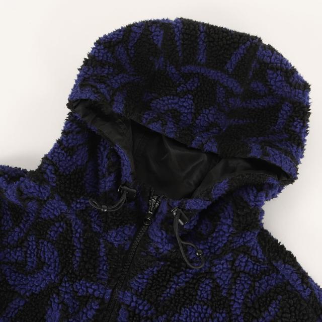 Supreme シュプリーム ジャケット ブラック ブルー サイズ:M | 21AW ケルティックノット柄 リバーシブル フリースジャケット (Celtic Knot Reversible WINDSTOPPER Fleece Hooded Jacket) | アウター ブルゾン 上着【メンズ】【中古】【K4707】_8