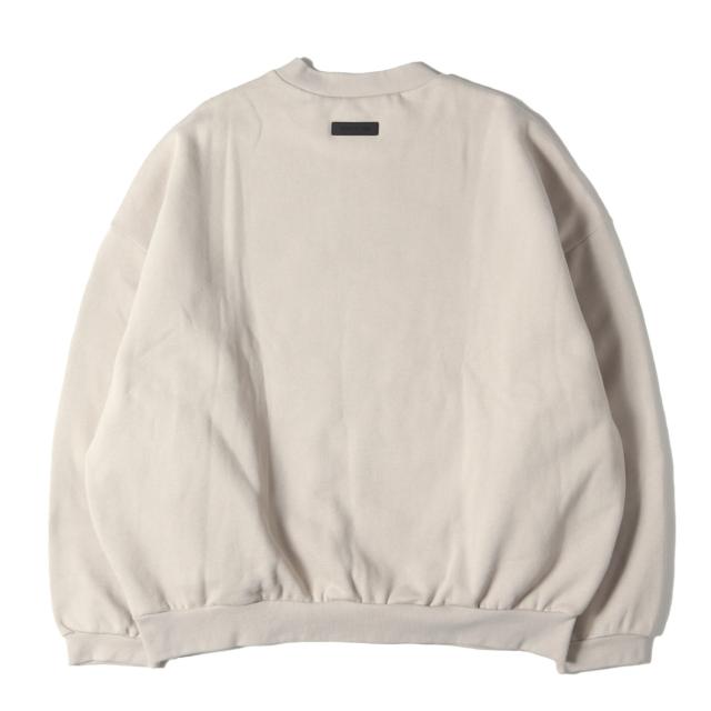 FEAR OF GOD フィアオブゴッド スウェット ベージュ系 サイズ:XL | 23AW FOG ESSENTIALS オーバーサイズ クルーネック スウェットシャツ | トップス トレーナー 【メンズ】【中古】【美品】【K4708】_1