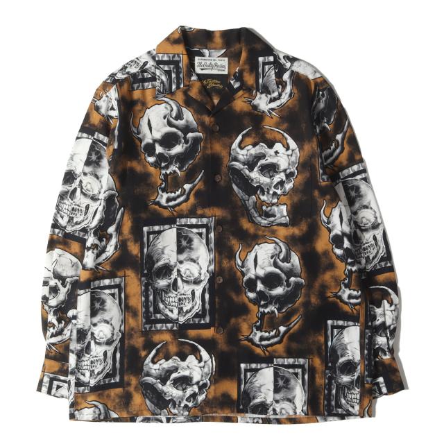 WACKO MARIA ワコマリア シャツ ゴールド サイズ:S | 21AW 56 TATTOO 