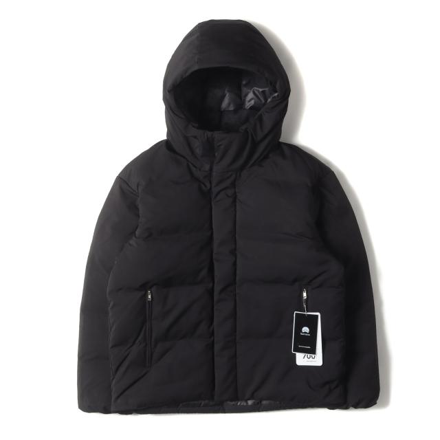 BEAUTY&YOUTH ビューティアンドユース ジャケット ブラック 黒 サイズ:M | 25AW 小松マテーレ リラックス フード ダウンジャケット| 700FP 撥水機能 | アウター ブルゾン 上着【メンズ】【中古】【新品同様】【K4724】