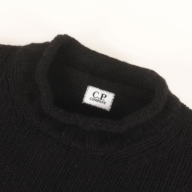 C.P. COMPANY シーピーカンパニー ニット ブラック 黒 サイズ:S | 24AW