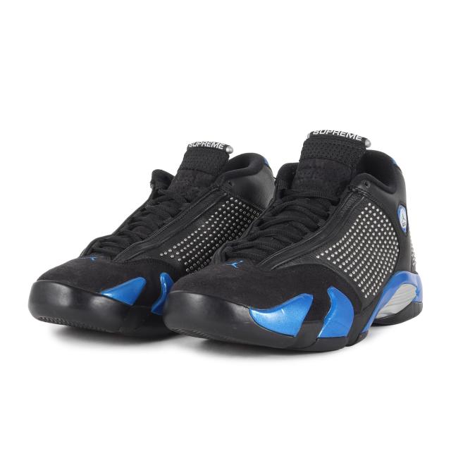 Supreme シュプリーム サイズ:US9.5(27.5cm) | NIKE AIR JORDAN 14 RETRO S (BV7630-004) | ナイキ エアジョーダン14 レトロ | ブラック バーシティロイヤル | コラボ スニーカー シューズ バッシュ 靴【メンズ】【中古】【K4713】_1