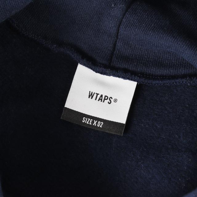 WTAPS ダブルタップス パーカー ネイビー 紺 サイズ:M | 24AW WTVUAロゴ スウェットパーカー (WTVUA / HOODY / COTTON) | トップス フーディー プルオーバー【メンズ】【中古】【K4714】_2