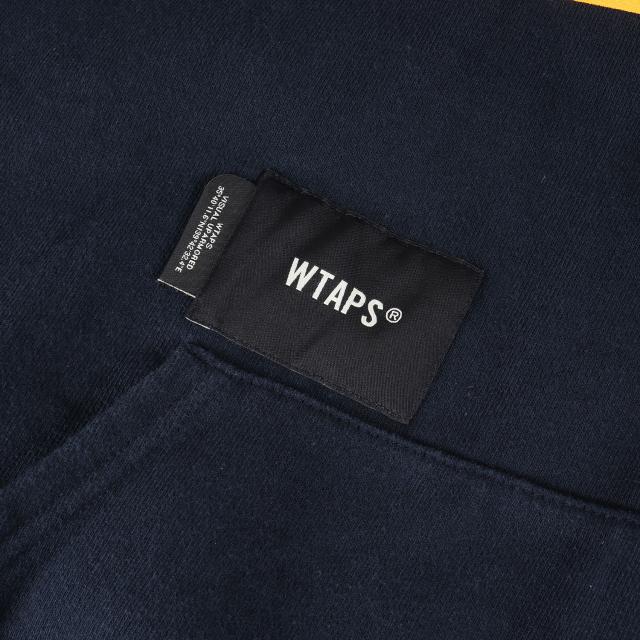 WTAPS ダブルタップス パーカー ネイビー 紺 サイズ:M | 24AW WTVUAロゴ スウェットパーカー (WTVUA / HOODY / COTTON) | トップス フーディー プルオーバー【メンズ】【中古】【K4714】_3