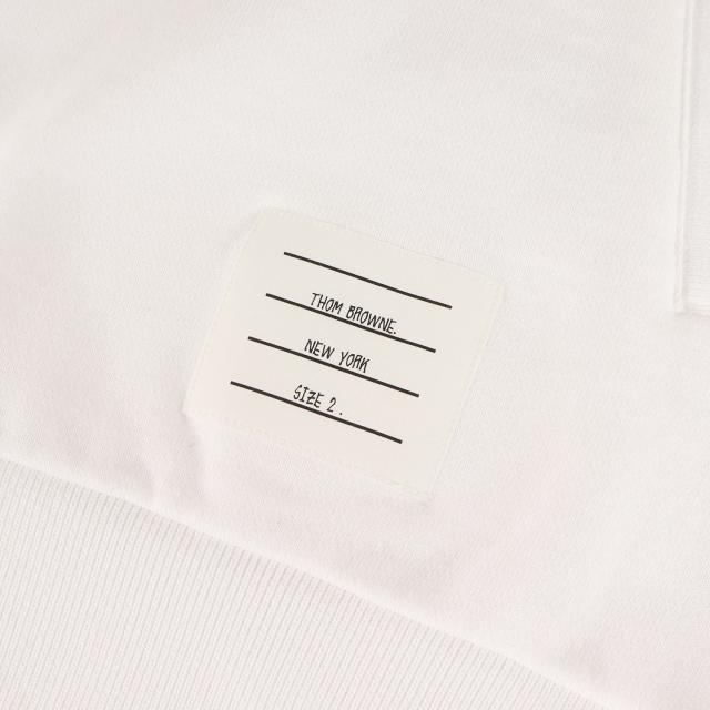 THOM BROWNE トムブラウン パーカー ホワイト 白 サイズ:2 | 25AW 4BAR ジャガード スウェット ダブルジップ パーカー | 日本製 | トップス フーディー【メンズ】【中古】【美品】【K4714】_3
