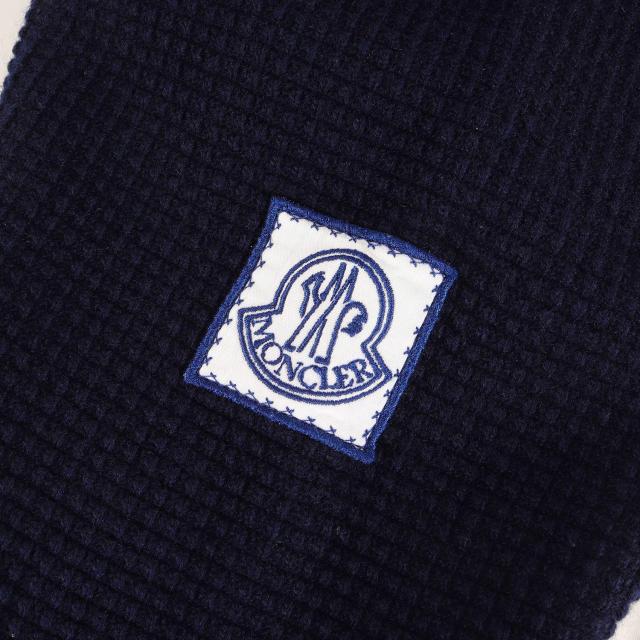 MONCLER GAMME BLEU モンクレールガムブルー ニット ネイビー 紺 サイズ:M | トリコロール リブ ニット セーター (MAGLIONE TRICOT GIROCOLLO) | トップス | イタリア製【メンズ】【中古】【K4721】_4