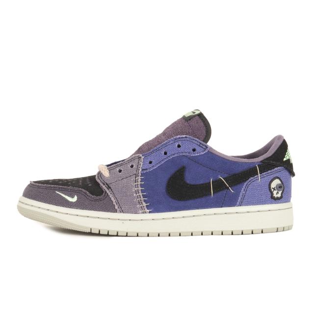 NIKE ナイキ サイズ:US8(26.0cm) | Zion Williamson AIR JORDAN 1 RETRO LOW OG VOODOO ALTERNATE (IH2309-500) | ザイオン・ウィリアムソン コラボ ジョーダン 1 ロー | リージェンシーパープル ベイパーグリーン | ローカット スニーカー【メンズ】【K4723】