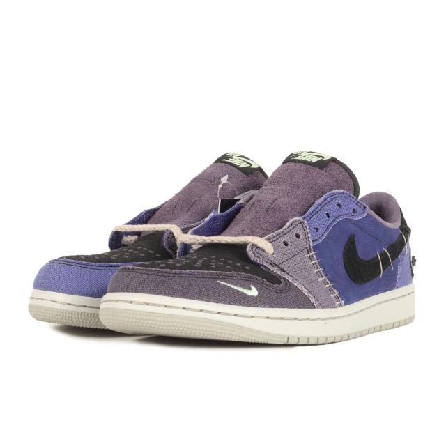 NIKE ナイキ サイズ:US8(26.0cm) | Zion Williamson AIR JORDAN 1 RETRO LOW OG VOODOO ALTERNATE (IH2309-500) | ザイオン・ウィリアムソン コラボ ジョーダン 1 ロー | リージェンシーパープル ベイパーグリーン | ローカット スニーカー【メンズ】【K4723】