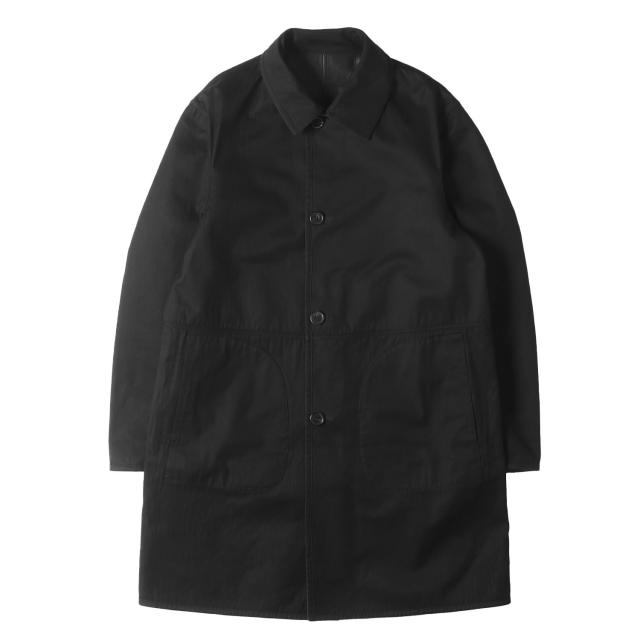 dunhill ダンヒル コート ネイビー ブラック サイズ:OL | リバーシブル ディアスキンレザー カーコート | アウター ジャケット 上着 | イタリア製【メンズ】【中古】【K4723】_2