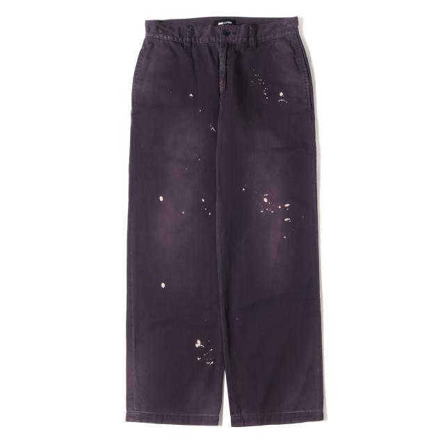 WIND AND SEA ウィンダンシー パンツ ネイビー 紺 サイズ:M | 24AW フェード ブリーチ加工 チノパンツ (SEA SPORT FADED CHINO PANT) | ボトムス ズボン【メンズ】【中古】【K4725】