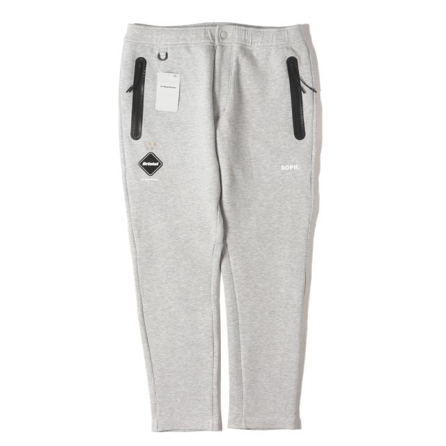 F.C.Real Bristol エフシーレアルブリストル パンツ グレー サイズ:M | エンブレムパッチ ストレッチ スウェット トレーニング パンツ (FLAT HEM SWEAT TRAINING PANTS) | ボトムス ズボン【メンズ】【中古】【美品】【K4725】