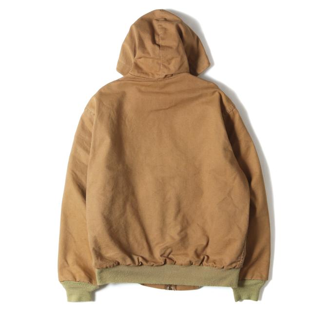 Carhartt カーハート ジャケット ブラウン サイズ:L | USA製 星タグ | 80s 裏サーマル ブラウンダック アクティブ ジャケット | JR106 | 80年代 ヴィンテージ 古着 | アウター ブルゾン 上着【メンズ】【中古】【K4729】_1