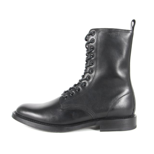 SAINT LAURENT PARIS サンローラン パリ サイズ:43(28.0cm相当) | レザー コンバット ブーツ (330696) | ブラック 黒 | スペイン製 ブランド シューズ 靴【メンズ】【K4729】