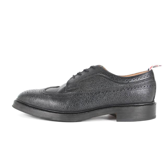 THOM BROWNE トムブラウン ブラック 黒 サイズ:9.5(27.5cm) | レザー 