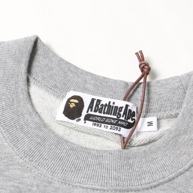 A BATHING APE ア ベイシング エイプ スウェット グレー サイズ:M 