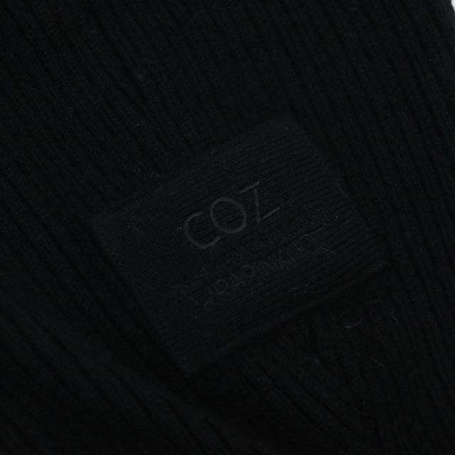 WRAPINKNOT ラッピンノット × coz パンツ ブラック 黒 サイズ:0(S) | カシミヤ リブニット パンツ | CASHMERE RIB KNIT PANTS | イージーパンツ ウエストゴム ドローコード | 日本製 | ボトムス ズボン【レディース】【中古】【K4730】_7