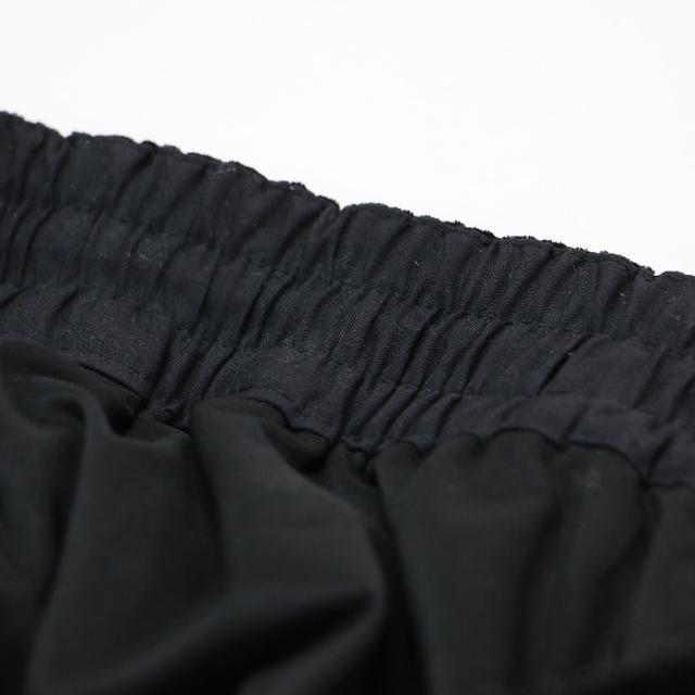 JOURNAL STANDARD relume ジャーナルスタンダード パンツ ブラック 黒 サイズ:FREE | 25秋冬 刺繍 ベロアパンツ / イージーパンツ | ストレート ウエストゴム 花柄 ドローコード ウォッシャブル | ボトムス ズボン【レディース】【中古】【K4730】_5