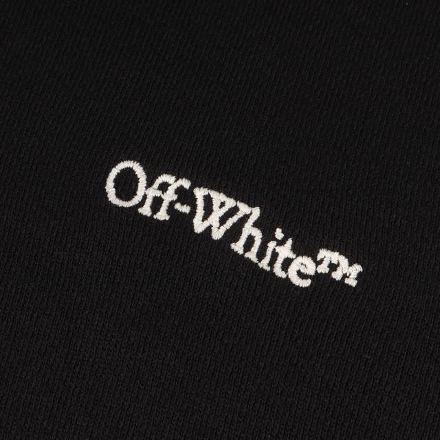 OFF-WHITE オフホワイト パーカー ブラック 黒 サイズ:XL | デニムパッチワークアロー オーバーサイズ スウェットパーカー (Boro Arrow Oversize Skate Hoodie) | トップス フーディー【メンズ】【中古】【K4731】_3
