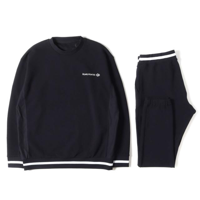 PEARLY GATES パーリー ゲイツ ダークネイビー 紺 サイズ:5 | 25AW Colantotte 共同開発 コンペ参加者 限定 非売品 リカバリーウェア セットアップ 【メンズ】【中古】【美品】【K4731】