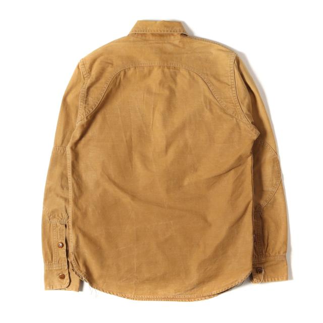 FREEWHEELERS フリーホイーラーズ シャツ メイプルブラウン サイズ:14(S) | ガチャポケット サグハーバー プルオーバー ハンティングシャツ (SAG HARBOR SHIRTS) | トップス カジュアルシャツ 長袖【メンズ】【中古】【K4738】_1