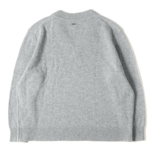 HUGO BOSS ヒューゴボス ニット グレー サイズ:XS | 現行タグ カシミヤニット Vネック セーター | トップス プルオーバー【メンズ】【中古】【K4734】_1