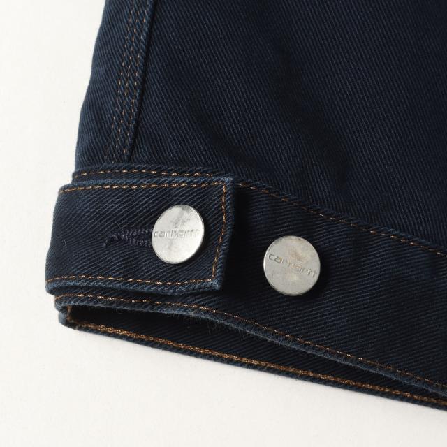 Carhartt WIP カーハート ジャケット ネイビー 紺 サイズ:S | ヘビーツイル ダブル フロント ワークジャケット (DOUBLE FRONT JACKET) | アウター ブルゾン 上着 コーデ スタイル【メンズ】【中古】【K4736】_4