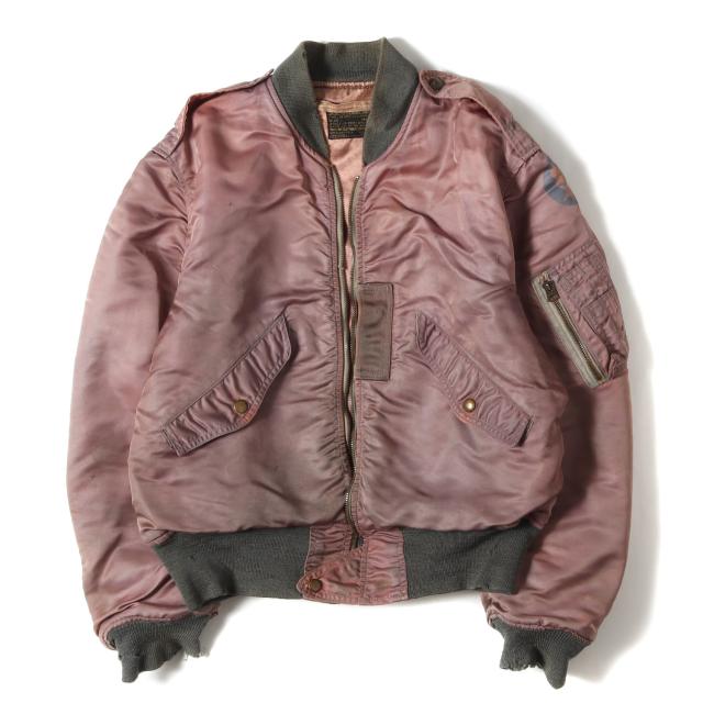 Vintage Military Item ヴィンテージミリタリー | 希少 雰囲気抜群 | 50s 米軍実物 USAF 初期モデル 黒タグ L-2B フライトジャケット SKYLINE社製 | セージグリーン サイズ:M | 50年代 古着 | アウター ブルゾン 上着【メンズ】【中古】【K4736】