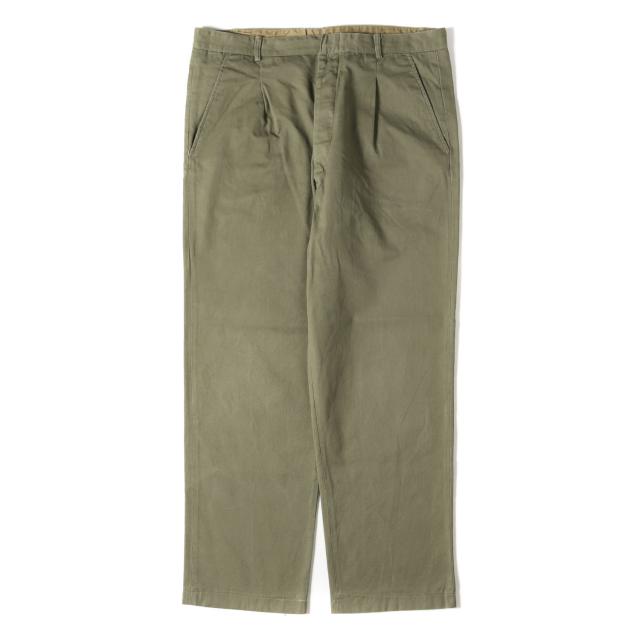 Vintage Military Item ヴィンテージミリタリー | 60s イタリア軍 実物 ユーティリティ ワークパンツ | カーキ サイズ:54/4(XL位) | 60年代 古着 | ボトムス ズボン【メンズ】【中古】【K4736】