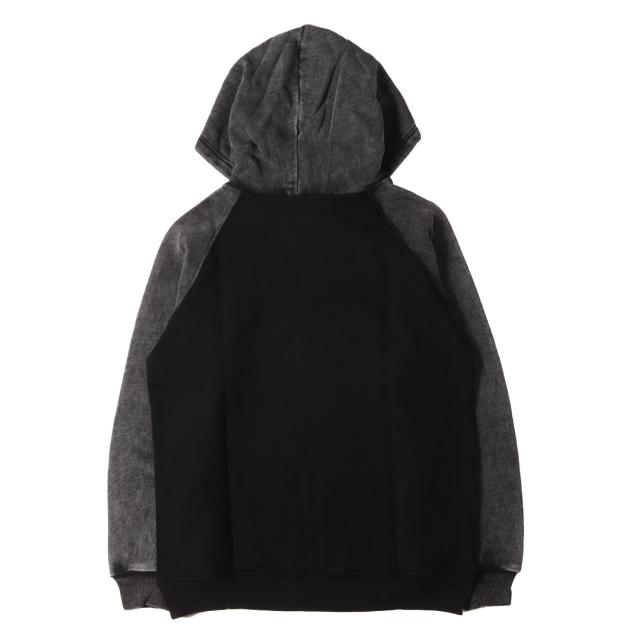 RECKLESS SCHOLARS レックレス・スカラーズ パーカー ブラック 黒 サイズ:XL | メタルビーズ ブリーチ加工 スウェットパーカー | トップス フーディー プルオーバー【メンズ】【K4741】_1