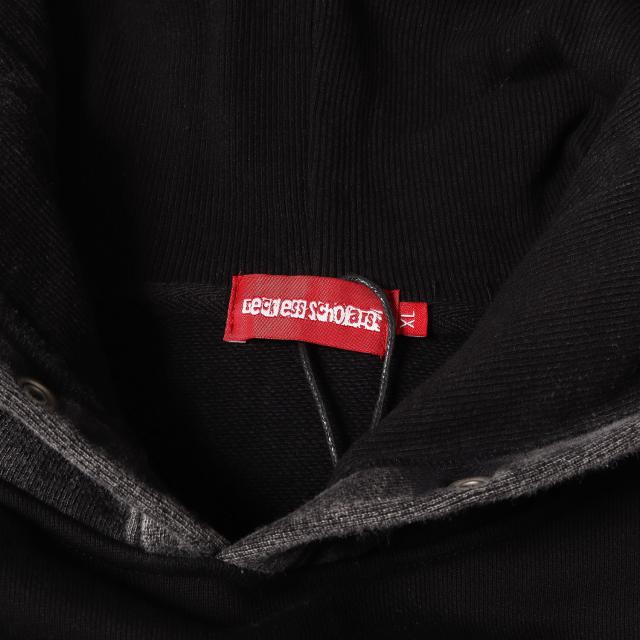 RECKLESS SCHOLARS レックレス・スカラーズ パーカー ブラック 黒 サイズ:XL | メタルビーズ ブリーチ加工 スウェットパーカー | トップス フーディー プルオーバー【メンズ】【K4741】_2