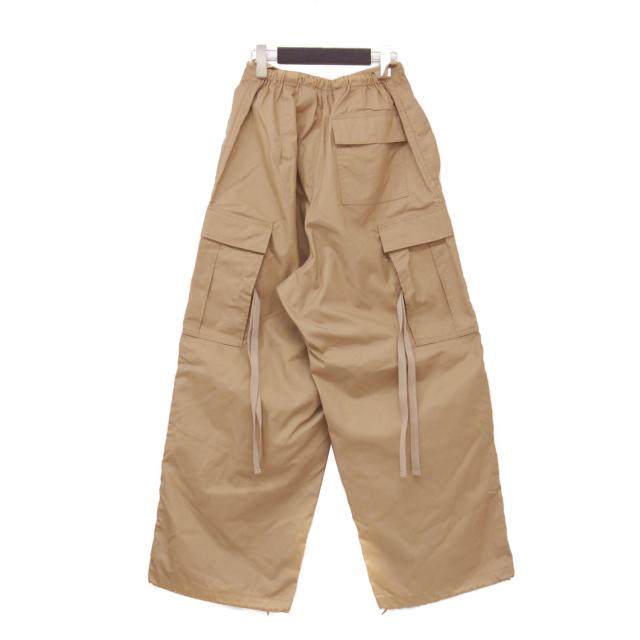 HYKE ハイク パンツ ベージュ サイズ:2(M) | 23春夏 M-51 タイプ シェルパンツ / カーゴパンツ | ワイド ウエストゴム 裾絞り コットン ナイロン | ボトムス ズボン | 日本製【レディース】【中古】【K4741】_1