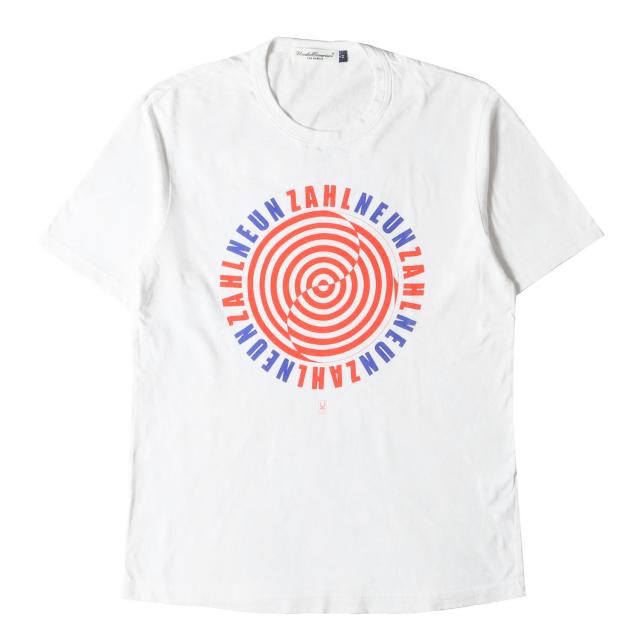 UNDERCOVER アンダーカバー Tシャツ ホワイト 白 サイズ:2 | 06SS T期 Neun Zahl Spiral グラフィック Tシャツ | 00年代 アーカイブ | トップス カットソー 半袖【メンズ】【中古】【K4742】