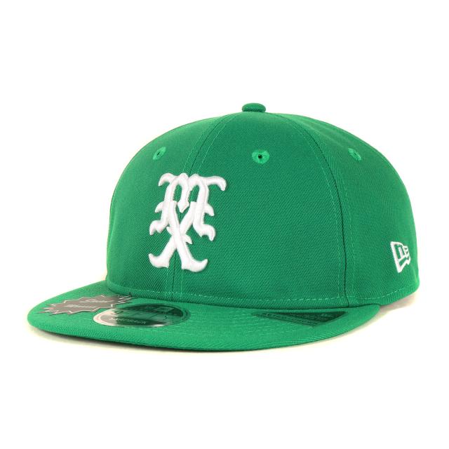SAINT MICHAEL セントマイケル キャップ グリーン サイズ:FREE | 26SS NEW ERA 9FIFTY ロゴ刺繍 ベースボールキャップ (NE_CAP) | ブランド コラボ 帽子【メンズ】【K4742】