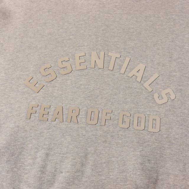 FEAR OF GOD フィアオブゴッド パーカー サイズ:S | 24SS FOG ESSENTIALS ナイロンフード スウェットパーカー (Nylon Fleece Hoodie) | ダークヘザーオートミール×ガーデンイエロー | トップス フーディー【メンズ】【中古】【K4742】_3