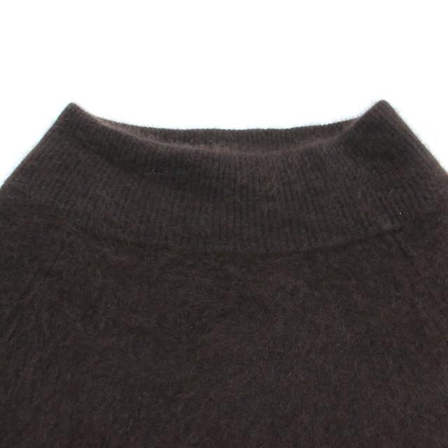Plage プラージュ ニット ブラウン サイズ:FREE | 25秋冬 Fur Off Neck ニット / プルオーバー 長袖 オフショルダー ウール | トップス セーター【レディース】【中古】【美品】【K4742】_3