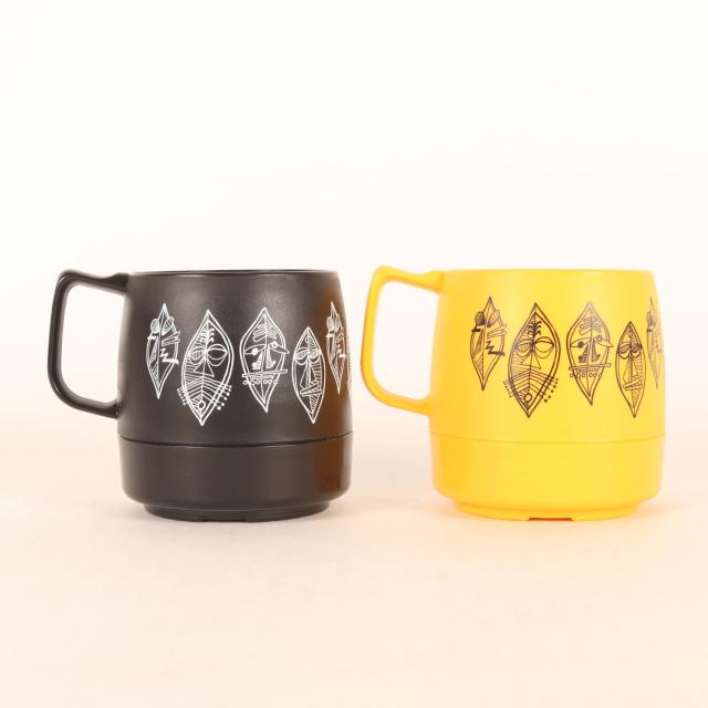 STUSSY ステューシー | ゾウリムシ マグカップ / コップ 2色セット | イエロー ブラック | ストリート ブランド 食器 インテリア 雑貨【メンズ】【中古】【美品】【K4743】_2