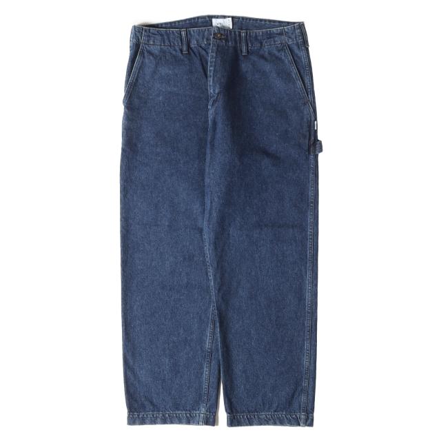 WTAPS ダブルタップス パンツ インディゴ サイズ:XL | 25AW ストーンバイオ加工 ペインター デニムパンツ(ARMSTG2501 / TROUSERS / COTTON. DENIM) | ボトムス ジーンズ ジーパン【メンズ】【中古】【美品】【K4743】