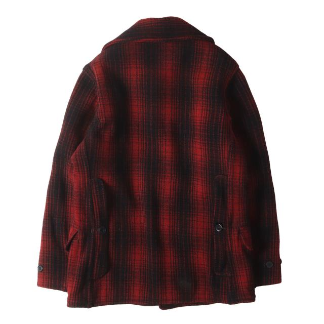 U.S.VINTAGE | 希少 戦前モデル | 30s オンブレチェック ウール ハンティング ジャケット | DRY BAK × PENN RICH(WOOLRICH | レッド ブラック サイズ:M相当 | 30年代 ヴィンテージ 古着 | アウター コート【メンズ】【中古】【K4745】_1