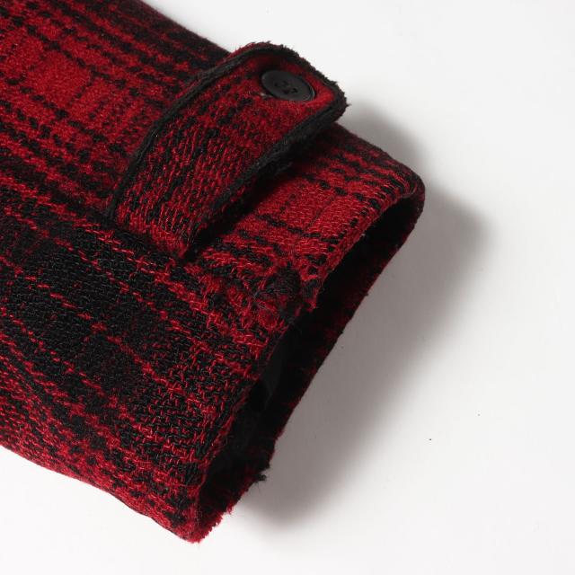 U.S.VINTAGE | 希少 戦前モデル | 30s オンブレチェック ウール ハンティング ジャケット | DRY BAK × PENN RICH(WOOLRICH | レッド ブラック サイズ:M相当 | 30年代 ヴィンテージ 古着 | アウター コート【メンズ】【中古】【K4745】_8