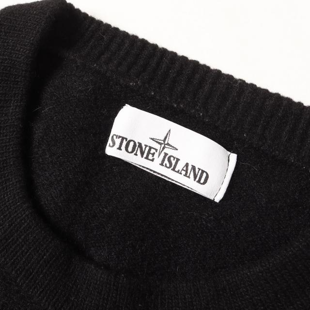 STONE ISLAND ストーンアイランド ニット ブラック 黒 サイズ:L | ウール/アルパカ クルーネック ニットセーター | トップス プルオーバー【メンズ】【中古】【K4748】_2