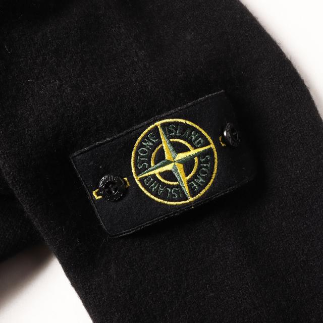 STONE ISLAND ストーンアイランド ニット ブラック 黒 サイズ:L | ウール/アルパカ クルーネック ニットセーター | トップス プルオーバー【メンズ】【中古】【K4748】_3