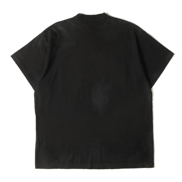 BALENCIAGA バレンシアガ Tシャツ ブラック 黒 サイズ:3 | 23SS クラッシュダスト加工 ワッペンTシャツ | トップス カットソー 半袖【メンズ】【中古】【美品】【K4755】_1