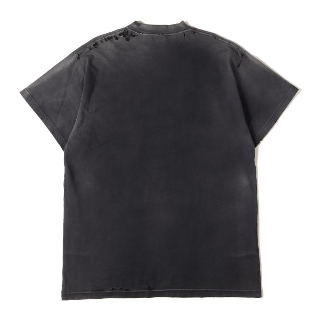 BALENCIAGA バレンシアガ Tシャツ ブラック 黒 サイズ:L | 24AW ダメージ加工 グラフィック ロゴ Tシャツ | トップス カットソー 半袖【メンズ】【中古】【美品】【K4755】_1