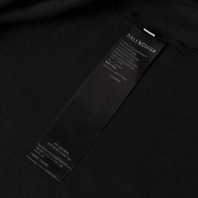 BALENCIAGA バレンシアガ Tシャツ ブラック 黒 サイズ:L | 24AW ダメージ加工 グラフィック ロゴ Tシャツ | トップス カットソー 半袖【メンズ】【中古】【美品】【K4755】_4
