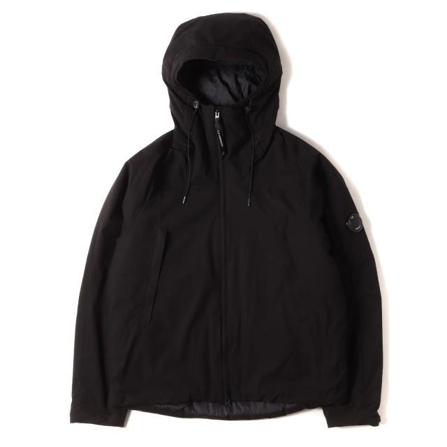C.P. COMPANY シーピーカンパニー ジャケット ブラック 黒 サイズ:M | 25AW プロテック フーデッド パテッド ジャケット (Pro-Tek Hooded Padded Jacket) | アウター ブルゾン 上着【メンズ】【中古】【K4756】