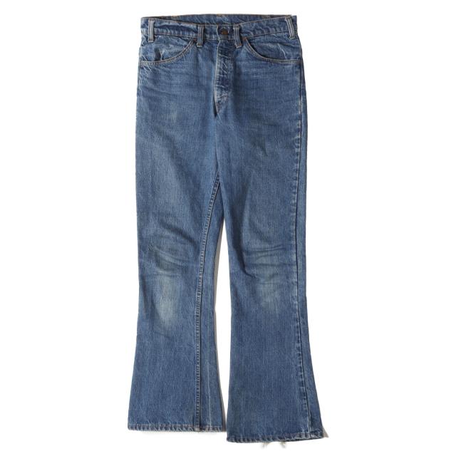 Levis / vintage ヴィンテージ リーバイス パンツ サイズ:W32相当 | 70s 646-0217 ベルボトム デニムパンツ | USA製 ボタン裏刻印 23 | インディゴ 45% | 70年代 古着 | ボトムス ジーンズ【メンズ】【中古】【K4755】